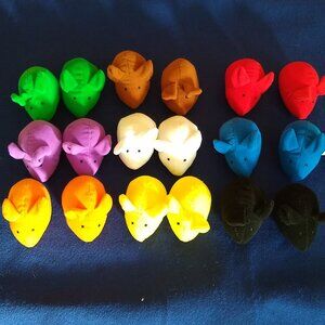 Kaplan "Mouse Paint" Mouse Plush x 18  Brand New